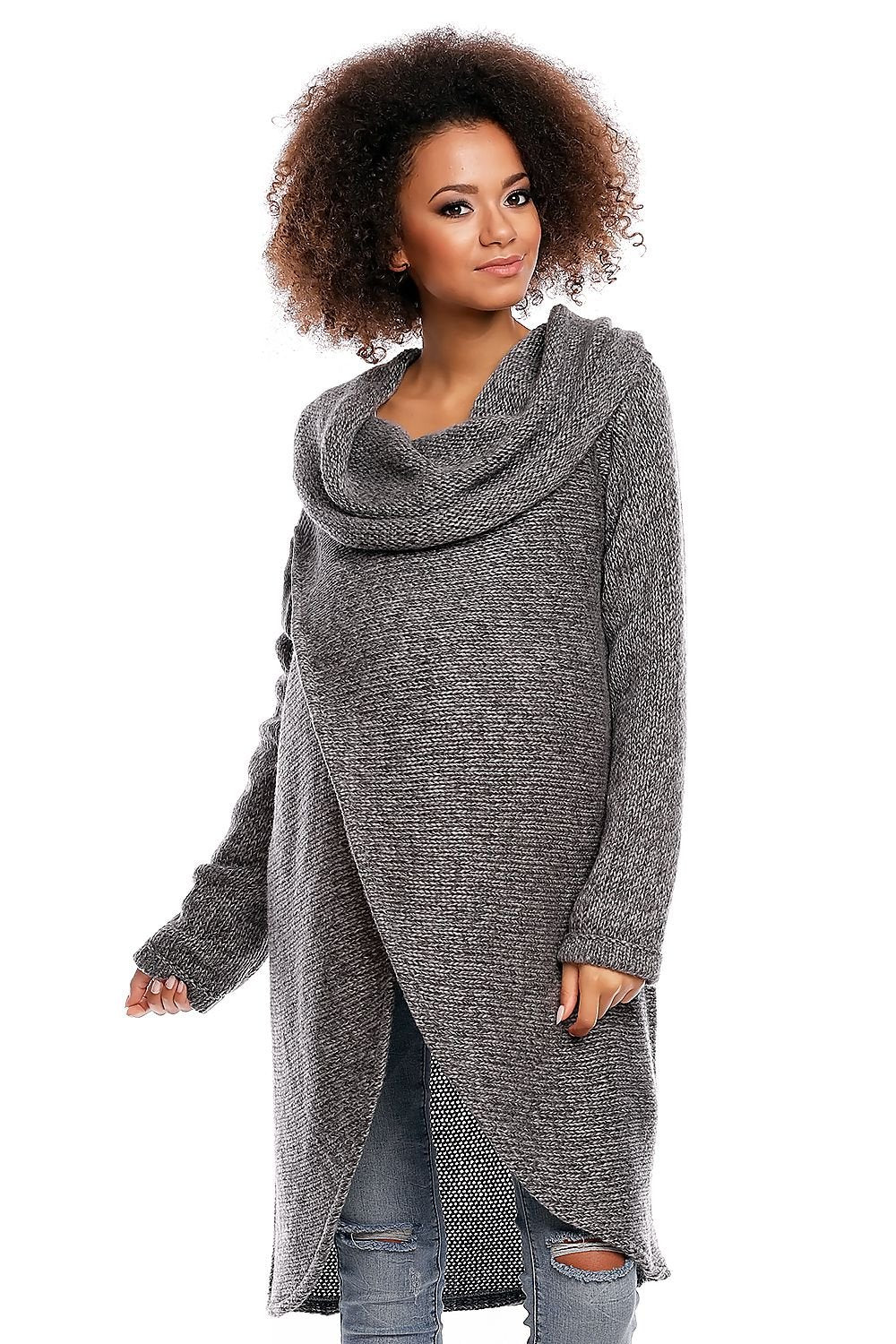 Langpullover Model 84290 PeeKaBoo