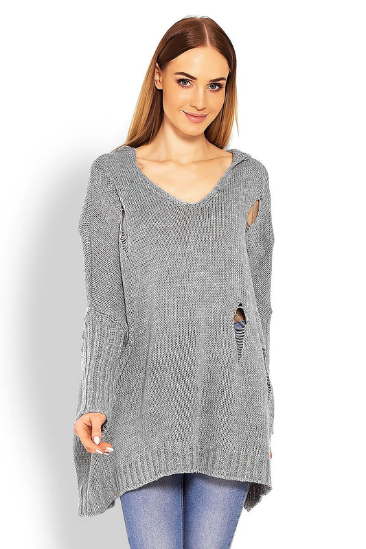 Langpullover Model 114560 PeeKaBoo