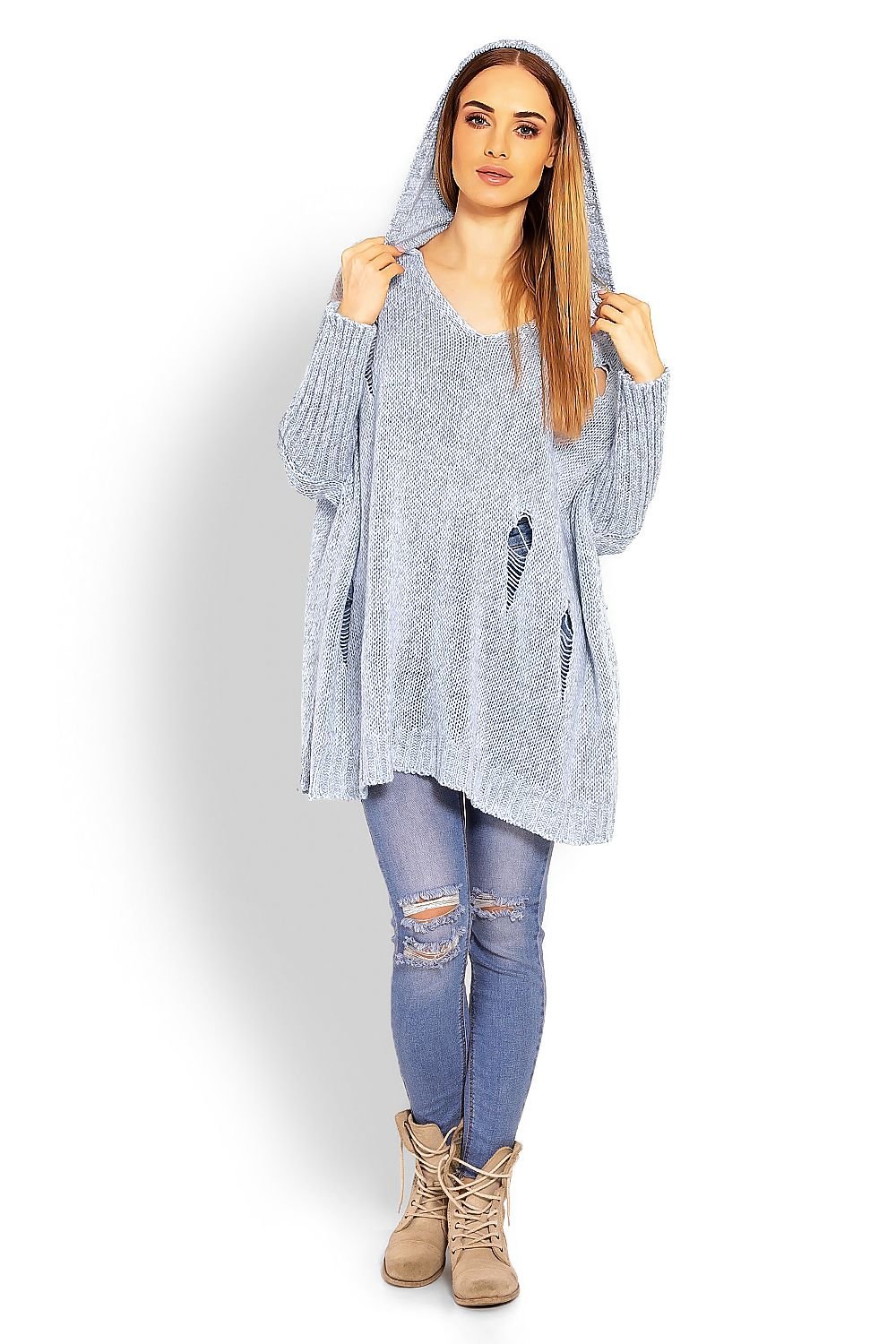 Langpullover Model 114562 PeeKaBoo
