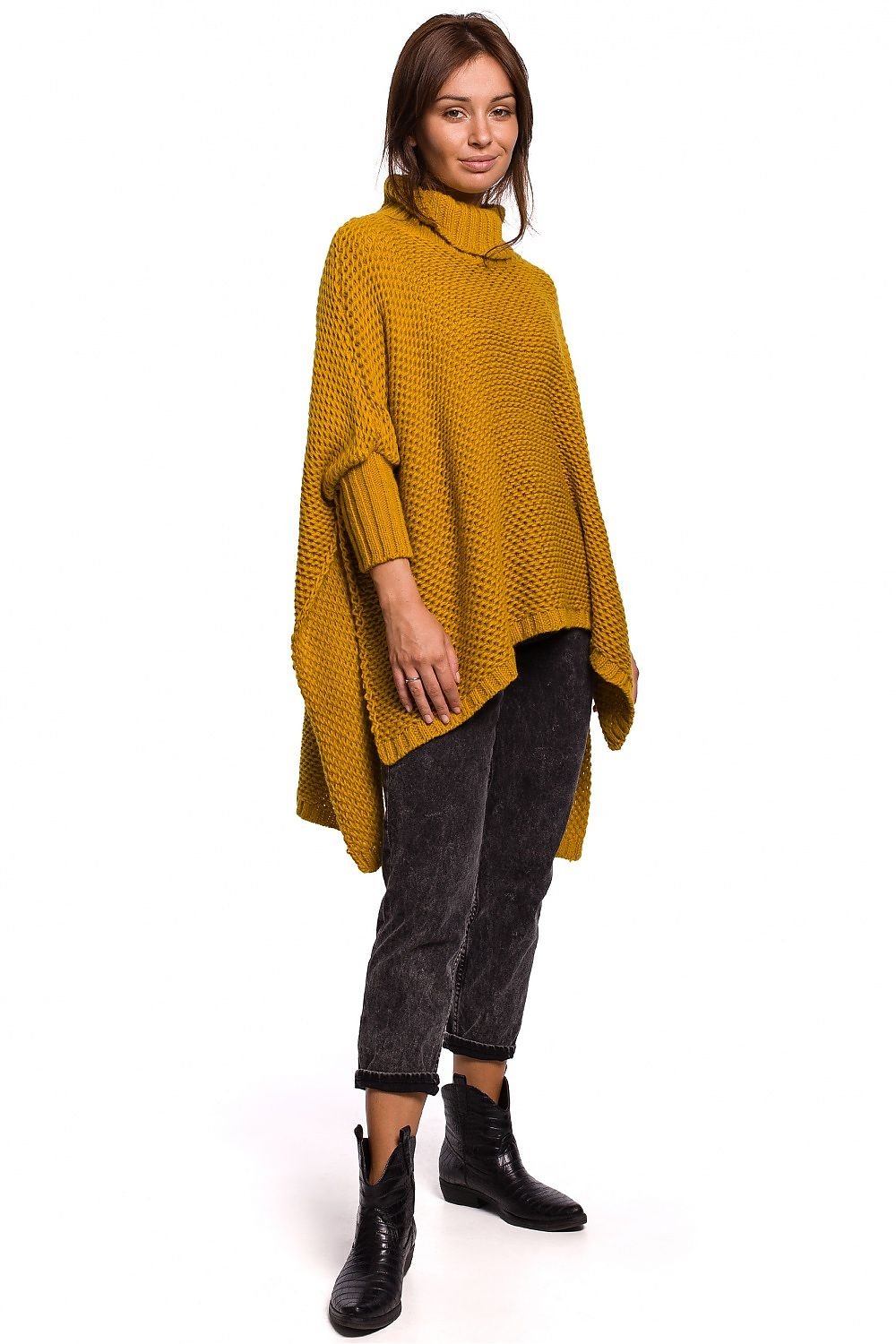 Poncho Model 148265 BE Knit